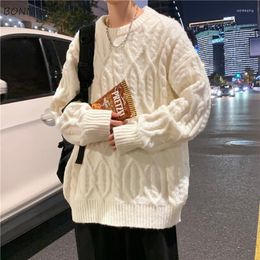 Men's Sweaters Pullovers Men O-neck Handsome Baggy Basic Teens Dynamic Fashion Warm Knitting Students Ulzzang Streetwear Casual Ins