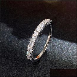 Wedding Rings Wedding Rings Huitan Luxury Promise For Women Bands Finger Accessories Fl Cubic Zirconia Trendy Jewellery Dropwedding Br Dhqxc