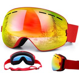 Ski Goggles X-TIGER Glasses Kids Snowboard Goggs Boys Girls Winter Sport ing Eyewear Child Anti-fog Snow L221022