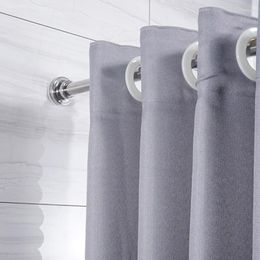 Hangers & Racks K1KA Extendable Shower Curtain Tension Rod Clothes Drying Po Le Retractable Spring Compatible With Bathroom