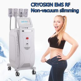 NON INVASIVE Body Slimming EMS RF Cryo Plate Reduce Fat Cold Body Sculpting machine