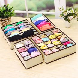 Storage Drawers Multi-standard Organizer Foldable Home Box Bra Underwear Non-woven Wardrobe Drawer Bag Scarf Socks