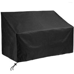 Chair Covers Dust-proof Polyester Fabric Seat Cover Washable Waterproof With Drawstring Cord Outdoor Bench Storage Bag