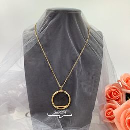 2022 Lyxhängande Halsband Mode för man och kvinna Högkvalitativa kvinnor Fest Bröllopsälskare present hiphop smycken 001