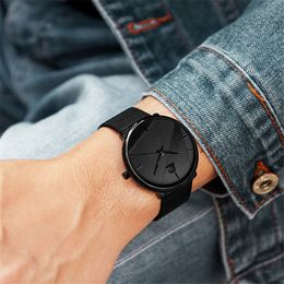 HBP Black Dial Birthday Gift Watches Casual Design Design Wristwatch para homens Montres de Luxe