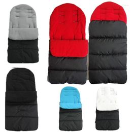 Stroller Parts Baby Toddler Universal Footmuff Winter Buggy Pram Sleeping Bags Windproof Warm Thick Cotton Pad Envelope Cover