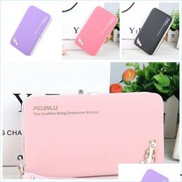 Storage Bags Mobile Box Bag High Heeled Shoes Wallet Handbag Leather Card Holder Portable Fashion Mti Colour Drop Delivery 2022 Home G Dhox8