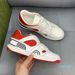 Men's Basket Sneaker fashion Lace-Up Casual shoes Red Mesh Reflective Trim Flat Low Sneakers Comfortable Breathable Basketball Running Shoes 36