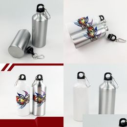 Water Bottles Sublimation Blank Motion Water Bottles 600Ml Thermal Transfer Printing Consumables Coating White Kettle Drop Delivery 2 Dhrzm