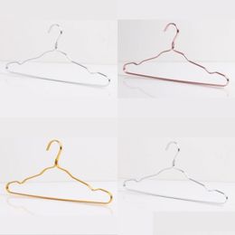 Hangers Racks 50Pcs Clothing Support Household Organisation Home Anti-Skid Clothes Hanging Windproof Rust Proof Rack 41X19Cm Aluminu Dhv1F