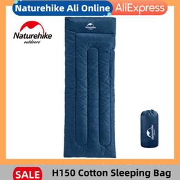 Sleeping Bags Naturehike Upgraded Camping Sleeping Bag Ultralight 3 Season Waterproof Tourist Mats Nature hike Cotton Sleeping Bag For Adult T221022