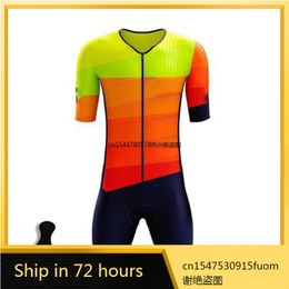 Racing Sets 2022 Sportswear Man's Cycling Apparel Mountain Breathable Bike Suits Bib Shorts Custom Triathlon Jumpsuit Clothing