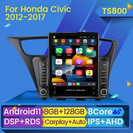 Car dvd Radio Android Player for Honda CIVIC Hatchback 2012-2017 Multimedia Video Navigation GPS Stereo HU 2 Din 2din BT