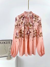 Long sleeved shirt with Australian fashion brand Rouge garden flower pattern
