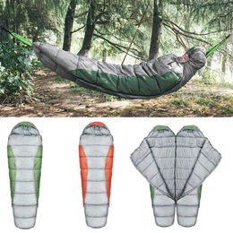Sleeping Bags Outdoor Hiking Camping Soft Warm Hammock Hollow Cotton Ultralight Sleeping Bag T221022