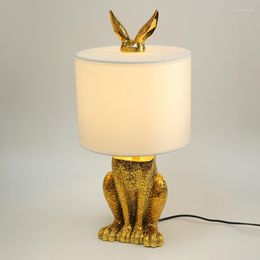 Table Lamps Nordic Lamp Design Gold Desk Ornaments Living Room Luxury Decoration Bedroom Indoor Lighting Gift