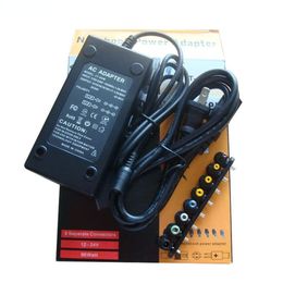 Universal 96W Laptop PC Notebook 15V-24V AC Charger Power Adapter With 8 Connectors Power Cord