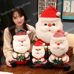 28/50CM New Lovely Santa Claus Plush Toy Stuffed Animal Doll Father Christmas Plushie Toys Soft Pillow Nice Gifts For Children