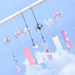 Decorative Figurines 1PC Wind Bell Japan Chimes Handmade Glass Furin Spa Kitchen Office Decor Japanese Room For Home Decoration Party Tool
