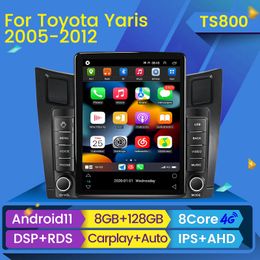 Car Dvd Radio Multimedia Video Player for Toyota Yaris XP90 2005 - 2012 Tesla Style GPS Android BT No 2din 2 Din Dvd