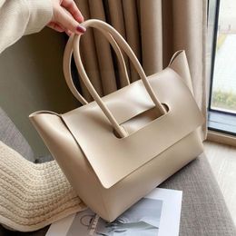 Duffel Bags Simple Handbag Large Capacity Textured Satchel Shoulder Pu Lady Travel Bag Tote Business All-match X3o1