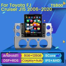 Android 11 Car dvd Radio Multimedia Video Player for Toyota FJ Cruiser J15 2006-2020 Tesla Style Navigation Stereo GPS 2din