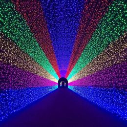 Strings 2x2M 3X2M LED Christmas Net Light Outdoor Garden Mesh Fairy Garland Holiday Wedding Party Backdrop Curtain