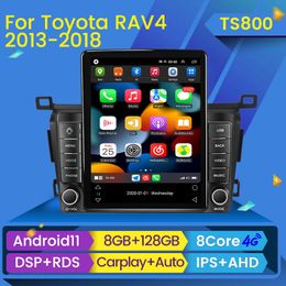 2 Din Android 11 Carplay Car Dvd Radio Multimedia Stereo Player for Toyota RAV4 RAV 4 2012 - 2018 Tesla Style GPS Navigation