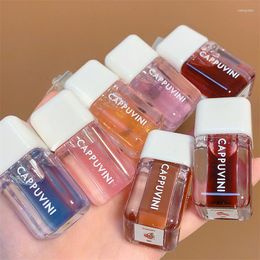 Lip Gloss Small Square Oil Transparent Glass Water Light Female Moisturising Mirror Glaze Set