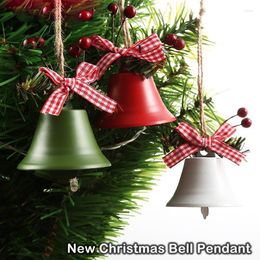 Christmas Decorations Wrought Iron Bell Decoration Pendant Accessories Rope Holly Berry Simple And Creative