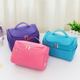 Storage Bags Toiletry Bag With Handle Large Capacity Long Lasting Vanity Lipstick Eye Shadow Cosmetic Pouch