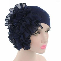 Ball Caps Wrap Turban Flower Scarf Head Cap Headband Hat Women Baseball