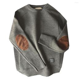 Men's Sweaters Autumn Sweater Thick Knitting Thermal Plus Size Anti-pilling Winter For School