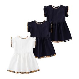 Children Casual Fashion Clothes Summer Dresses Infant Cotton Kids Baby Girls Princess Dress