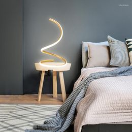 Table Lamps Modern Creative Indoor LED Lamp For Bedroom Reading Desk Light Bedside Study Eye Protect US/EU Plug Dimable Lustres