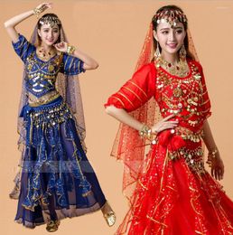 Stage Wear Summer Bellydance Costume Set Women Belly Dance Costumes Bollywood Dress 6 Colors