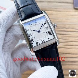 best-selling Men's Watches new version White Black Dial Automatic Mechanical Transparent 18K Rose Gold Leather Strap Bands Fashion Mens Watch Wristwatches