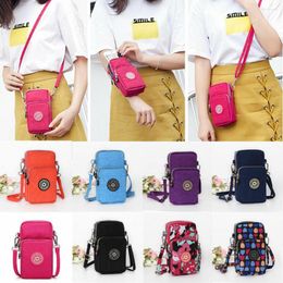 Storage Bags 6 Colours Ladies Cross-body Mobile Phone Women Shoulder Bag Pouch Case Belt Handbag Purse Wallet Message