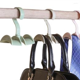 Hangers & Racks Est 360° Rotation Closet Organiser Rod Hanger Handbag Storage Hanging Rack Holder Hook Bag Clothing