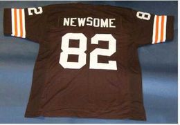 Custom Custom #82 Ozzie Newsome Football Jersey Custom qualquer nome ou número de camisa