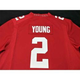 Ohio State Buckeyes Chase Young #2 real embroidery College Football Jersey Size S-4XL or custom any name or number jersey