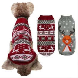 dog apparel Various patterns Autumn and winter and indoor Artefacts Red Grey cotton for warmth