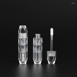 Lip Gloss Clear PETG Tube 2ML Empty Packaging DIY Plastic Diamond Bottle Cosmetic Lipgloss Container 25 Pieces