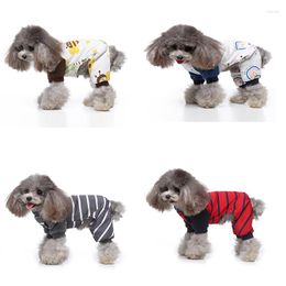 Dog Apparel Jumpsuit Pyjama Puppy Cat Clothes Clothing Pyjama Terrier Pyjamas Overalls For Small Dogs B