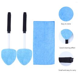 Car Sponge 1 Set/3pcs Portable Cleaning Brush Retractable Clean Tool