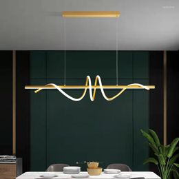 Pendant Lamps Italian Led Lights Gold Lighting Luxury Restaurant Living Room Bedroom Modern Long Bar Hallway Interior Decorative Lamp