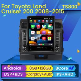 Car dvd Radio Player For Toyota Land Cruiser 11 200 2007-2015 Multimedia Video Navigation stereo GPS Android 11 BT 2din