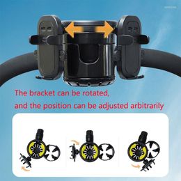 Stroller Parts Cup Holder With Phone Water Bottle Accessories Sturdy Clamp For Pushchair Walker