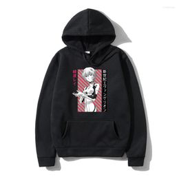 Men's Hoodies Men's & Sweatshirts Men/women Fashion Hip Hop Long Sleeve Oversize Classic Anime Ayanami Rei Unisex Clothes Kawaii