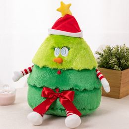 Kawaii Simulation Cartoon Christmas Tree Plush Toys Cute Plush Pillow Dolls Wishing Trees Stuffed for Christmas Dress Up